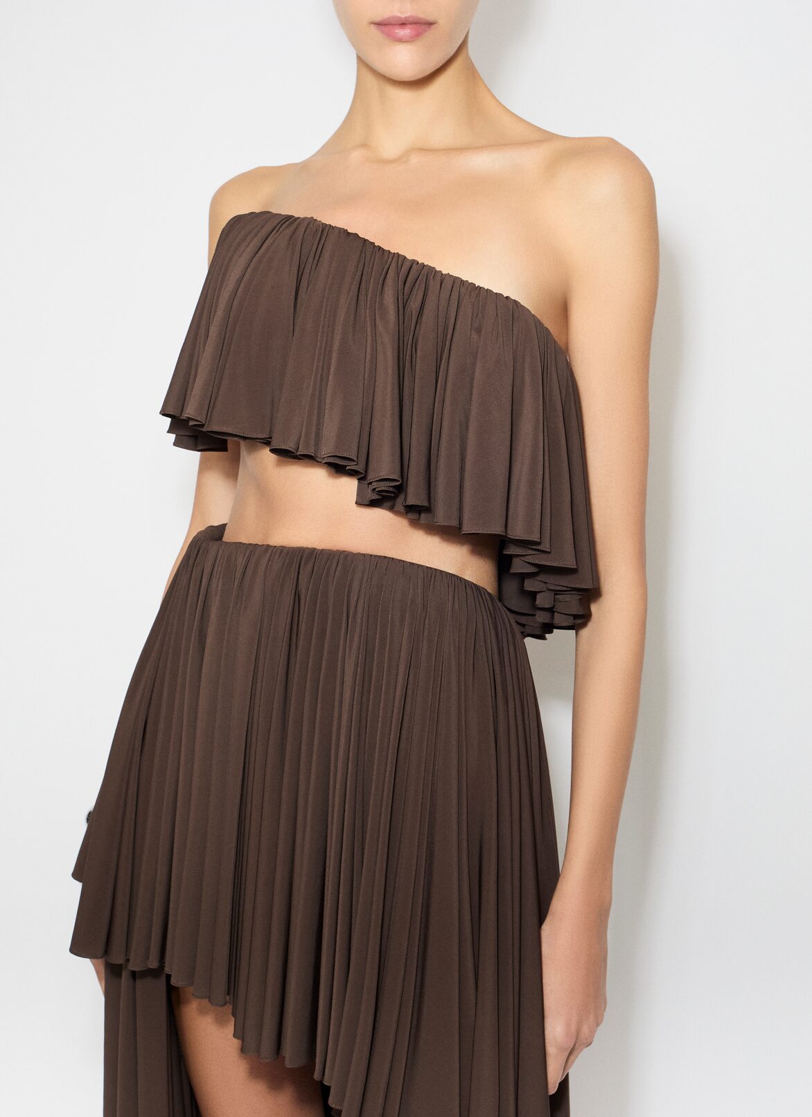SOFT JERSEY SPIRAL DRESS ALAÏA  SOFT JERSEY SPIRAL DRESS